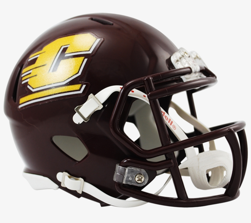 Central Michigan Football Helmet, transparent png download