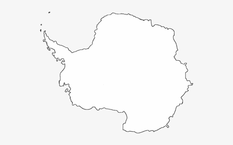 File - Antarctica - Line Art, transparent png download