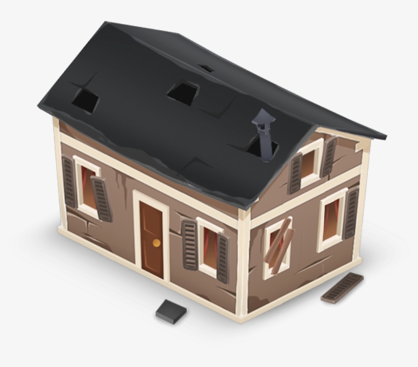 Farmhouse Broken - Farmhouse Png, transparent png download