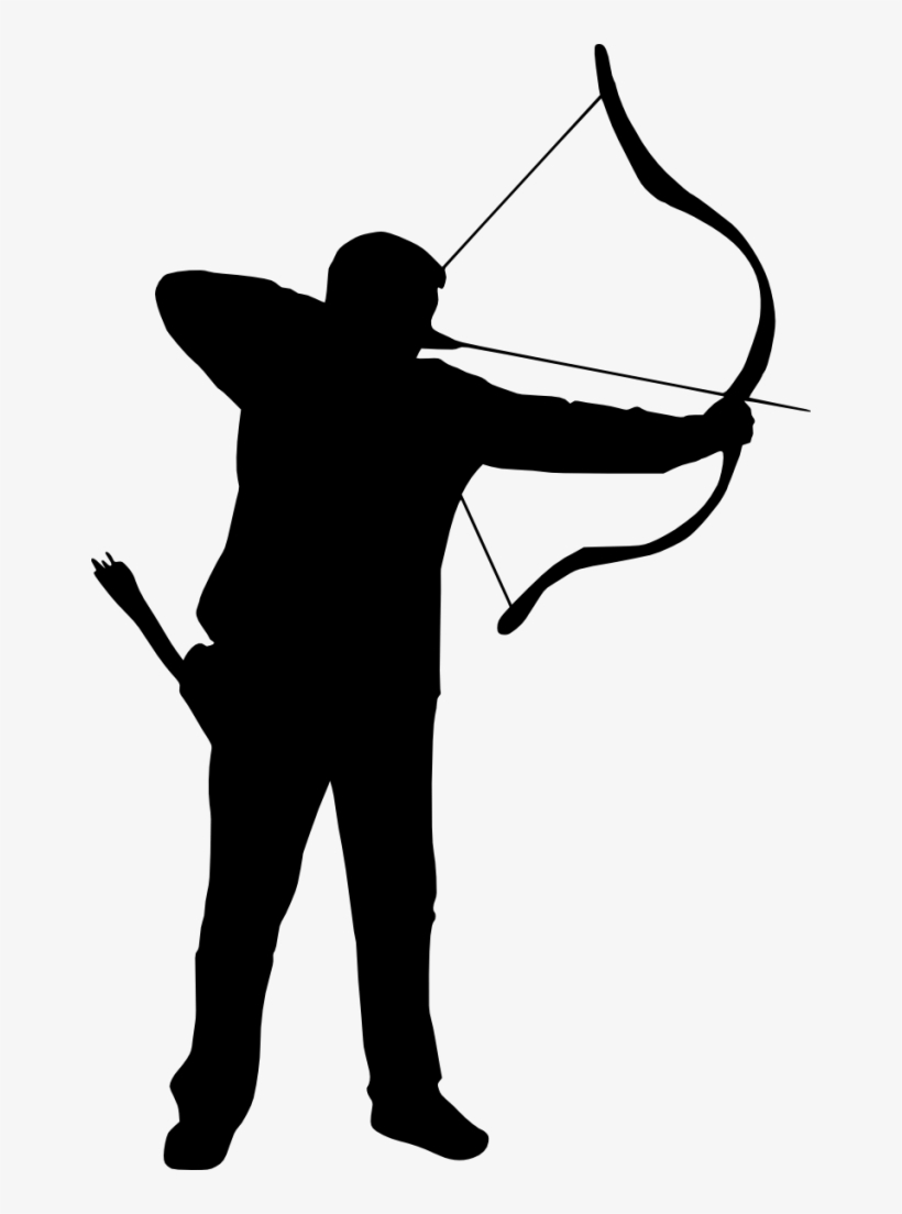 Clipart Library Stock Silhouette Png Transparent Onlygfx - Silhouette Archer Png, transparent png download
