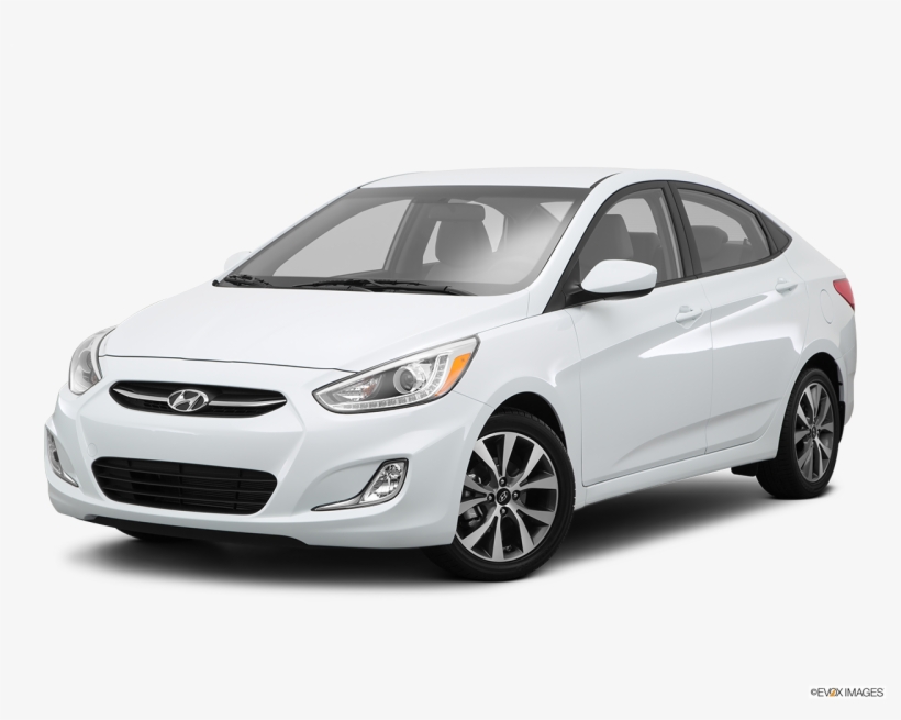 2015 Hyundai Accent - Hyundai Accent 2015 White, transparent png download