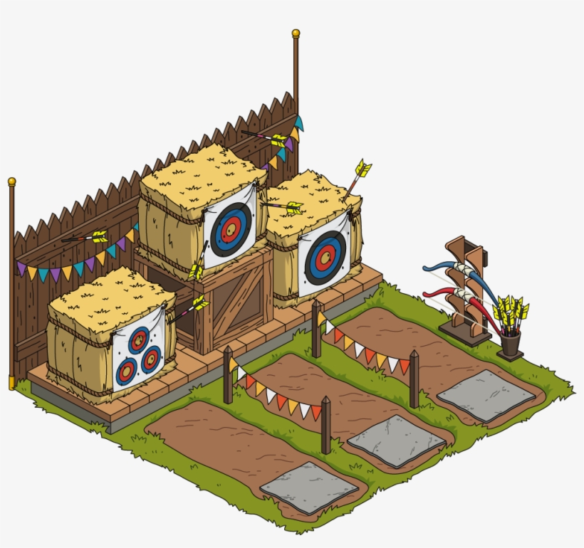 Fg Building Awaymission-archery - Illustration, transparent png download