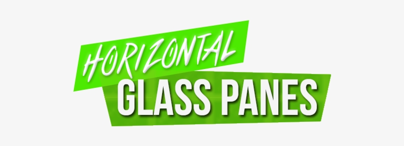 Horizontal Glass Panes Mod - Graphic Design, transparent png download