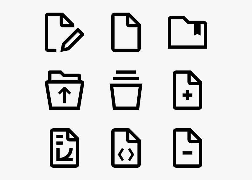 Files & Folders 23 Icons - Building Outline Icon Png, transparent png download