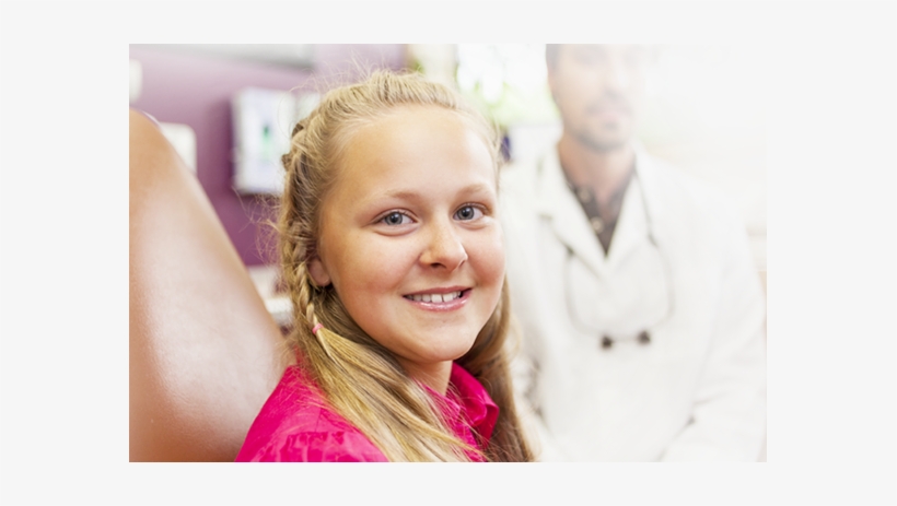 Info Block Girl Smiling Dentist - Dentist, transparent png download
