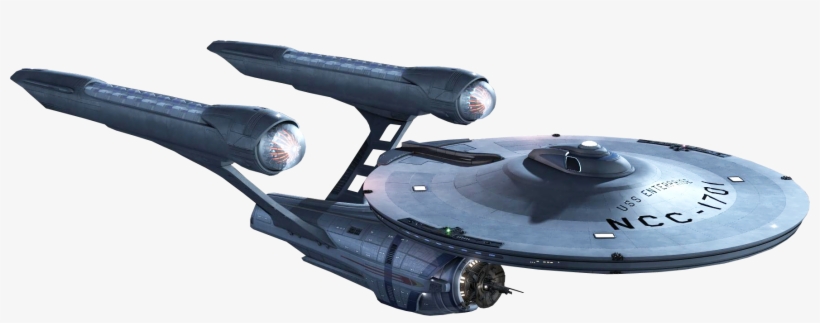 Starship Enterprise Star Trek Transparent Background - Starship Enterprise, transparent png download