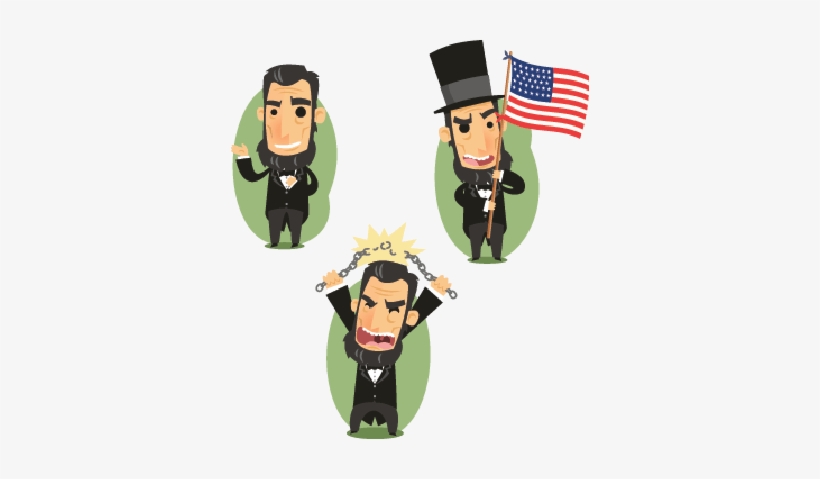 Abraham Lincoln Clipart Transparent - Abraham Lincoln Cartoon, transparent png download