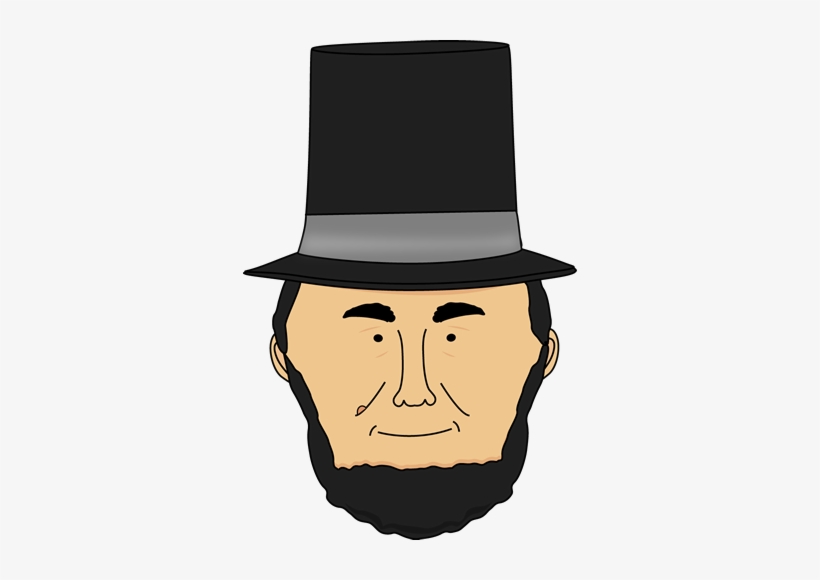 Clipart Free Stock Face - Abe Lincoln Clip Art, transparent png download