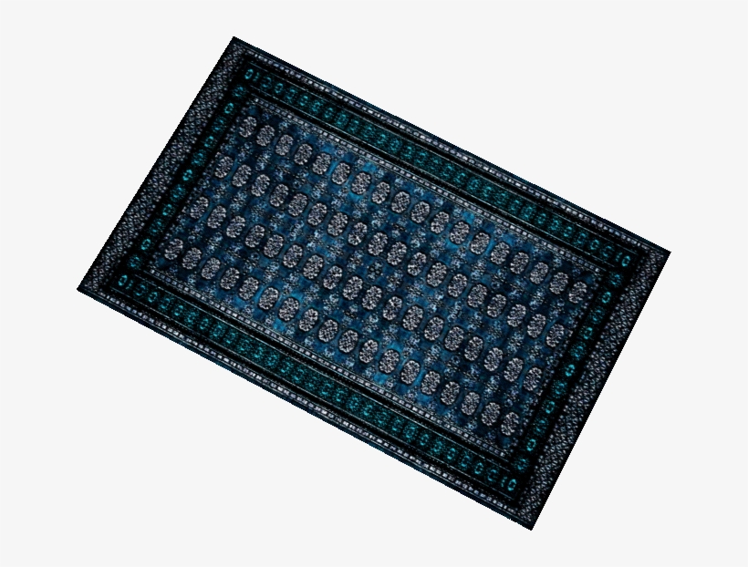Auto Loomed Blue Rug - Carpet, transparent png download