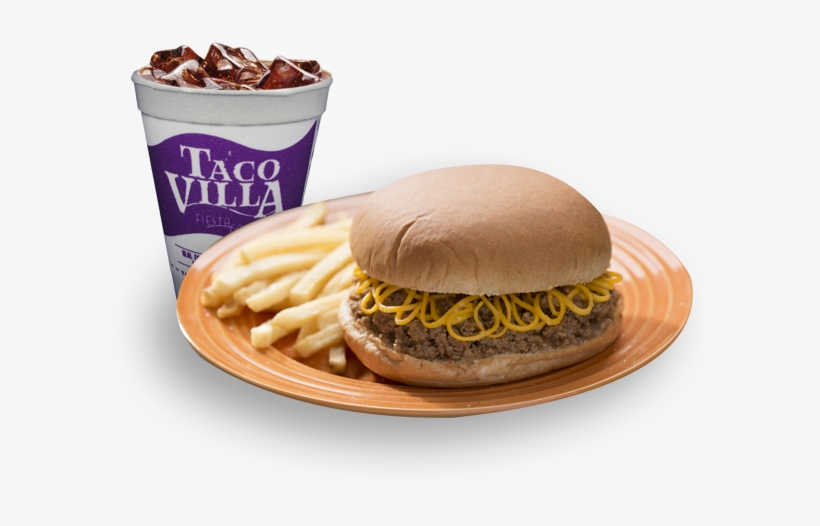 Burger Meal - Junk Food, transparent png download