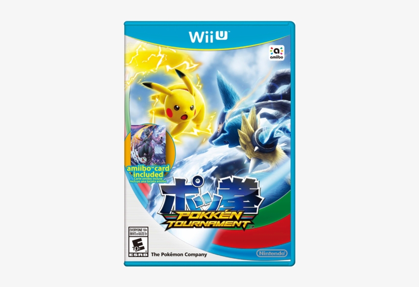 Pokken Tournament Wii U Card Box Art - Pokken Wii U, transparent png download