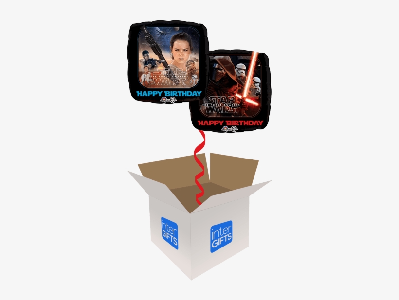 2-sided Happy Birthday Star Wars - 45cm Star Wars Happy Birthday Ep7, transparent png download