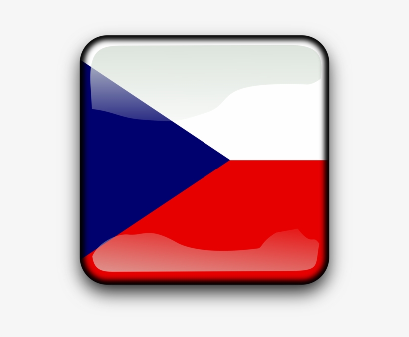 Flag Of The Czech Republic Austria Flag Of The Czech - Cz Icon, transparent png download