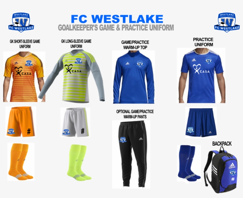 Fc Westlake Select Uniform-2 - Uniform, transparent png download
