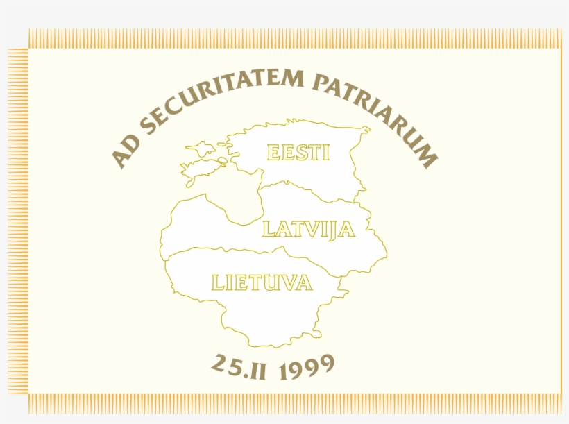 The New Flag Is Developed In Honour Of The Baltdefcol's - Baltic Defence College, transparent png download