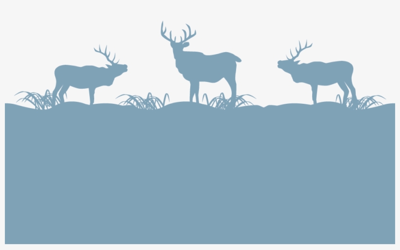 Footer Reindeer Background - Footer Background Image Png, transparent png download