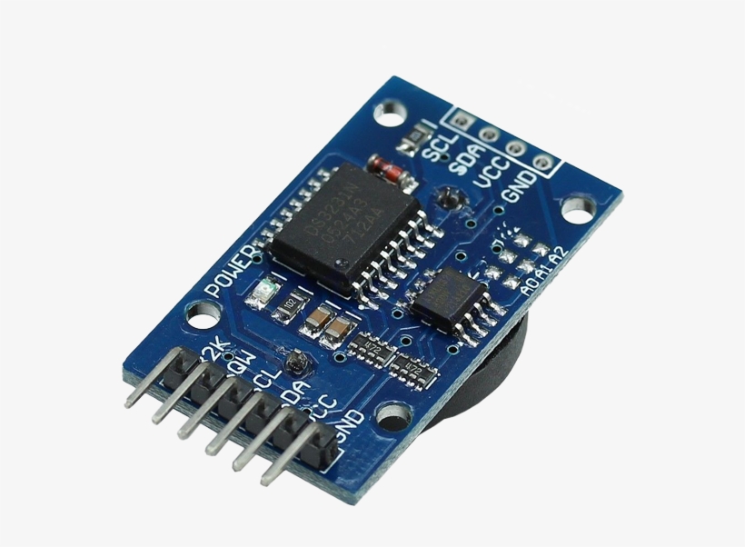 This Example Shows How You Can Fetch Current Time From - Aluoflower Rtc Real Time Clock For Arduino Memory Module, transparent png download