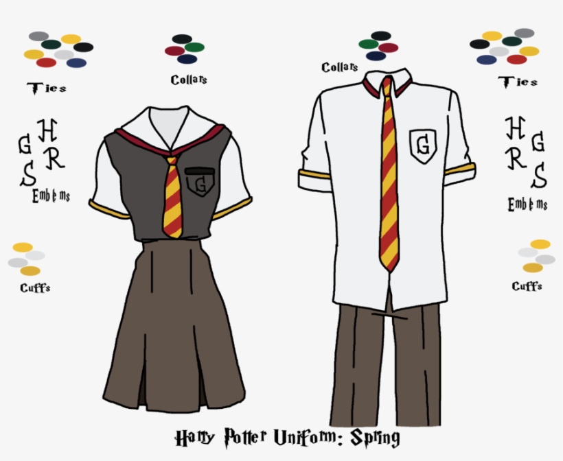 Harry Potter Uniform 3 By Yinyangswings On Deviantart - Harry Potter, transparent png download