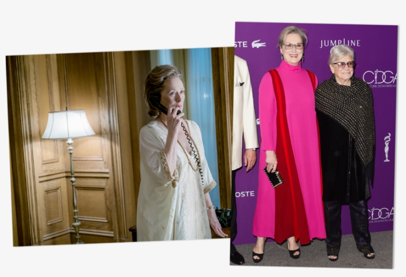 Meryl Streep And Ann Roth Pose On The Red Carpet At - Post Meryl Streep Costumes, transparent png download