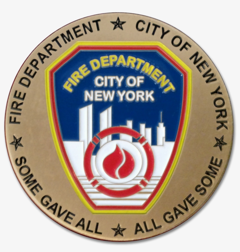 9-11 15th Anniversary Coin Frnt - Fdny Challenge Coins, transparent png download