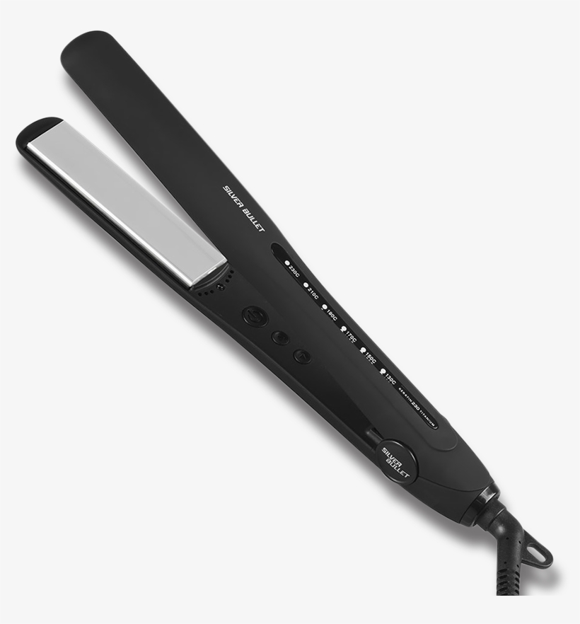 Silver Bullet Keratin 230 Titanium Hair Straightener - Volume Tweezers D Type, transparent png download