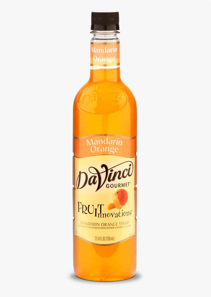 6073738470102 Mandarin-orange Fi 750ml P - Davinci Classic Butterscotch Syrup 750 Ml, transparent png download
