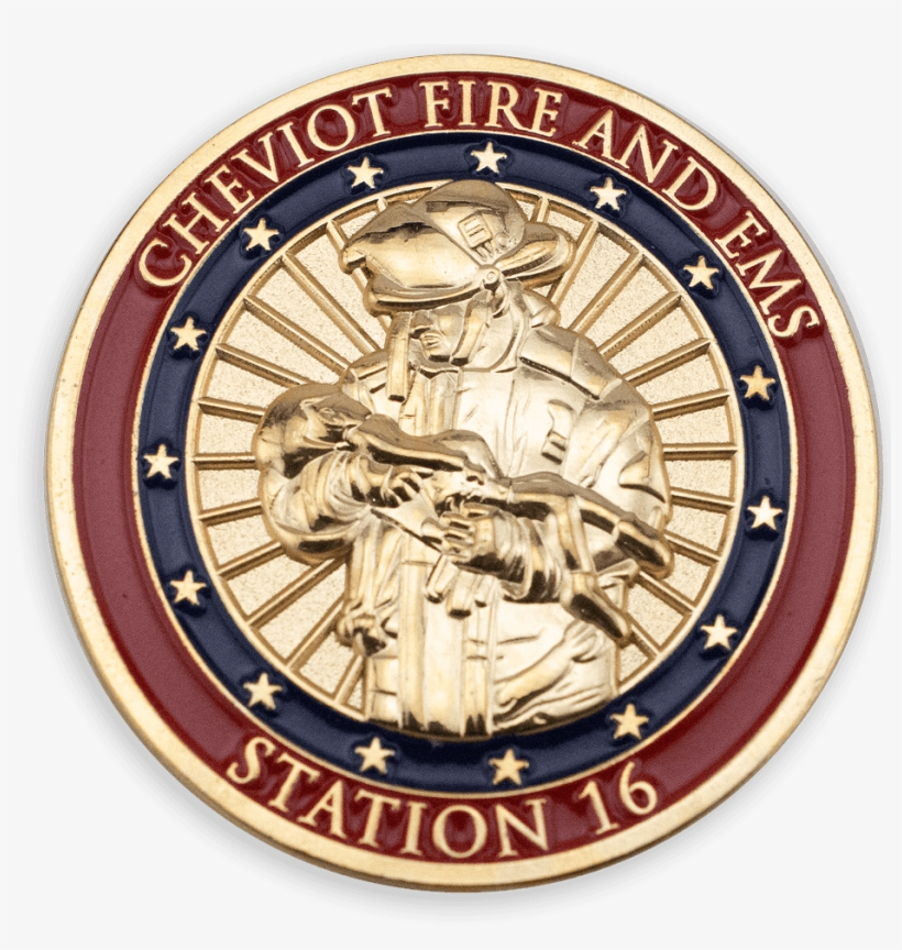 Does Your Fire Department Have Custom Challenge Coins - Emblem, transparent png download