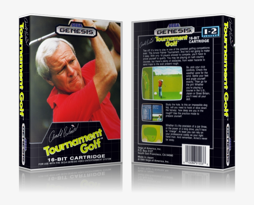 Sega Genesis Arnold Palmer Tournament Golf Sega Megadrive, transparent png download