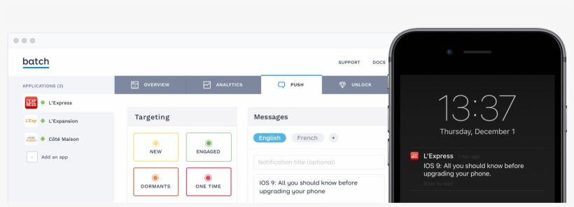 Batch Now Integrates With Firebase To Create A Parse - Batch Push, transparent png download
