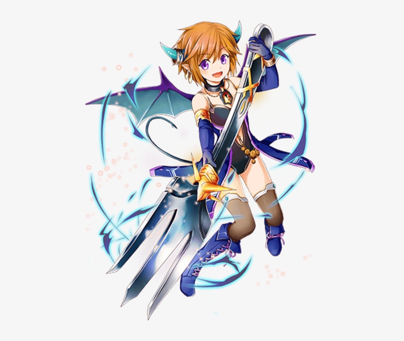 Schivy Transparent - Anime Girl Demon Transparent, transparent png download