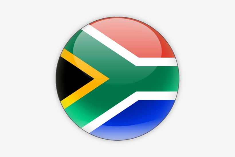 Illustration Of Flag Of South Africa - South Africa Flag Icon Png, transparent png download