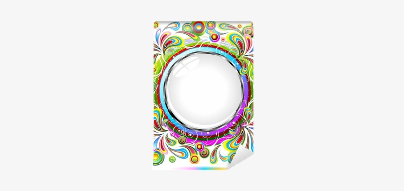 Cornice Design Colori Astratta Abstract Pop Design - New Wall Photo Frame Pop Design, transparent png download