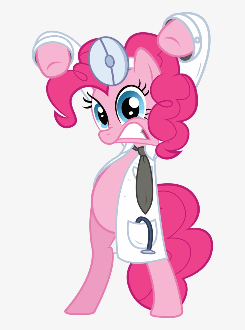 The-crusius, Bipedal, Clothes, Doctor, Pinkie Pie, - Pinkie Pie As A Doctor, transparent png download