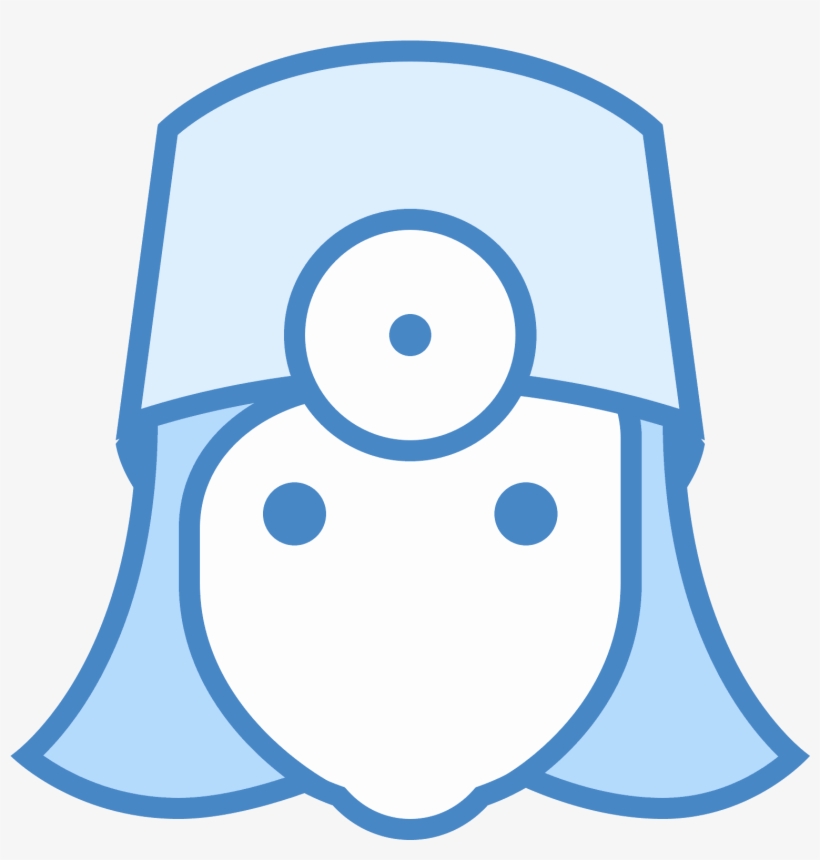 Doctor Female Icon - Blue Doctor Icon Transparent, transparent png download
