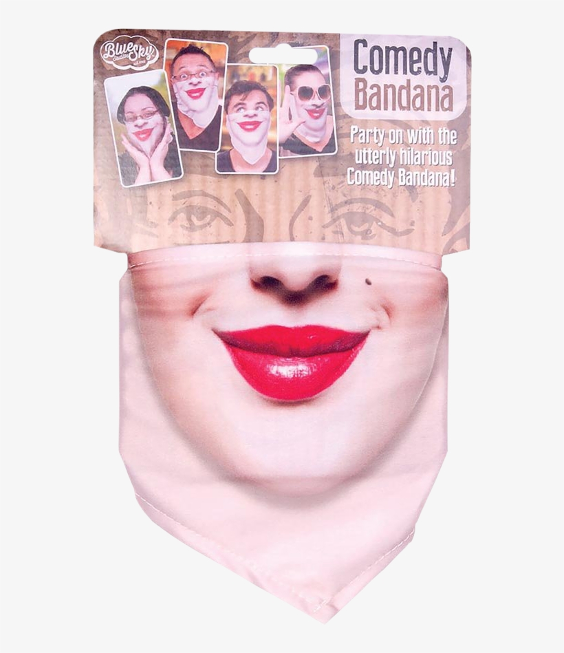 Beard Face Bandana - Face, transparent png download