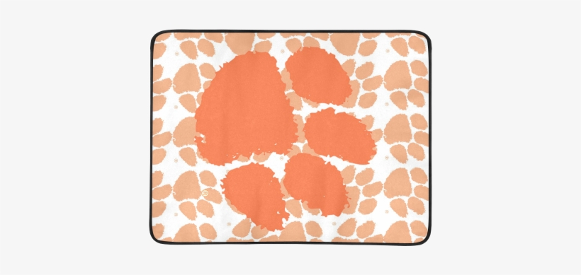 Clemson Tigers Beach Mat - Clemson Tiger Paw, transparent png download