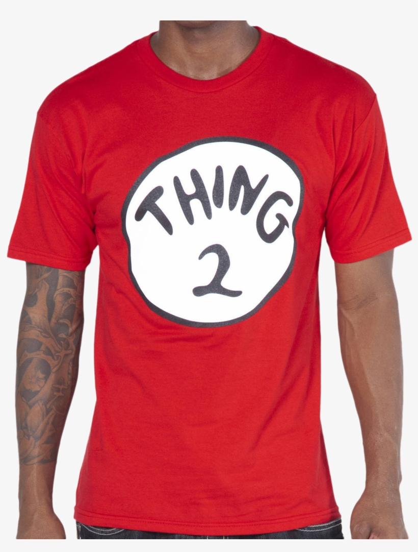 Seuss Thing 2 T-shirt - Thing 1 And Thing 2, transparent png download