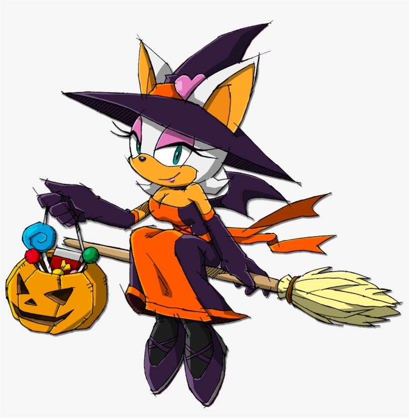 Rouge Halloween Sonic Channel - Rouge The Bat Sonic Channel, transparent png download
