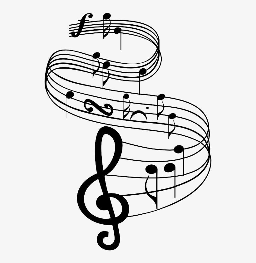 Pentagrama Onda - Illustration, transparent png download