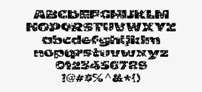 Dingfonts Oh My God Stars Example - Computer Font, transparent png download