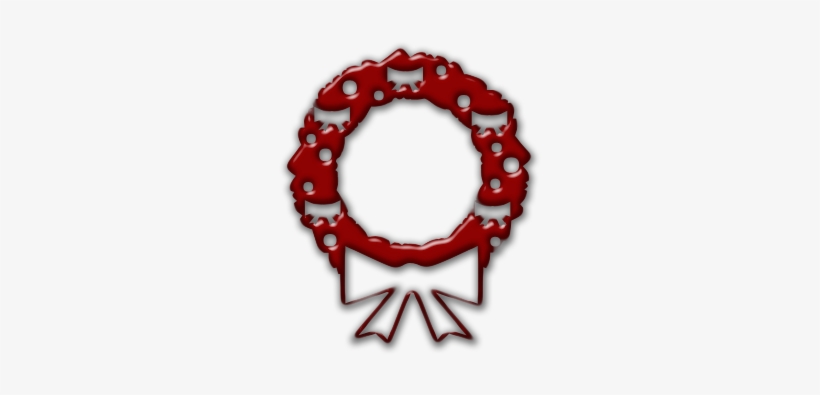 Drawing Vector Wreath - White Christmas Wreath Transparent, transparent png download