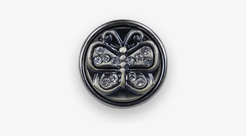 Mc 59301 Brass Butterfly Clear - Cross, transparent png download