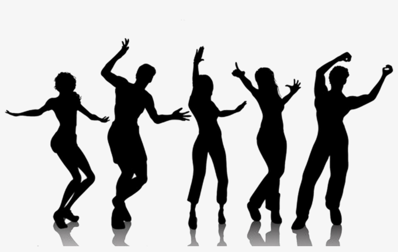 Festa Png - Silueta Bailando Png, transparent png download