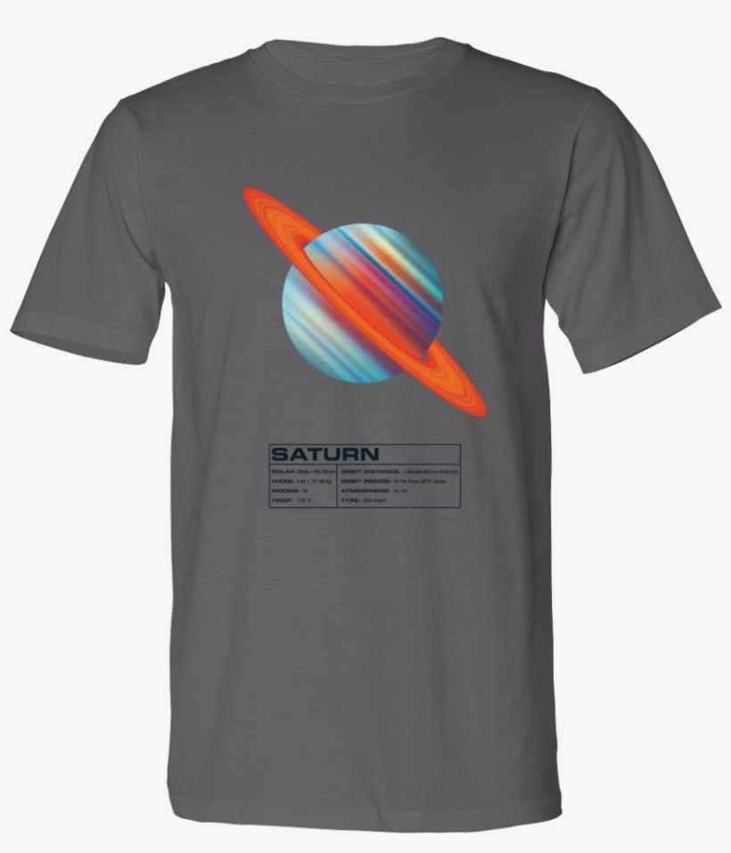 Saturn Planet Unisex 100% Certified Organic T-shirt - Fbla T Shirt Designs, transparent png download