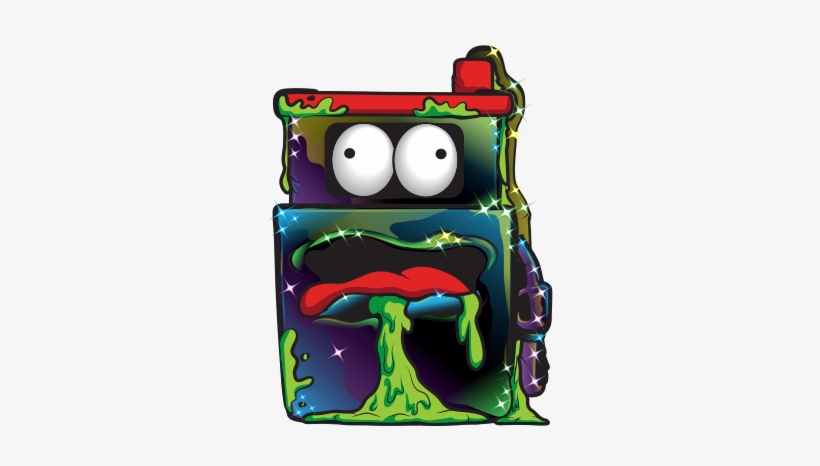 Gunk Pump Catalog Art - Grossery Gang Gunky Gas Station, transparent png download