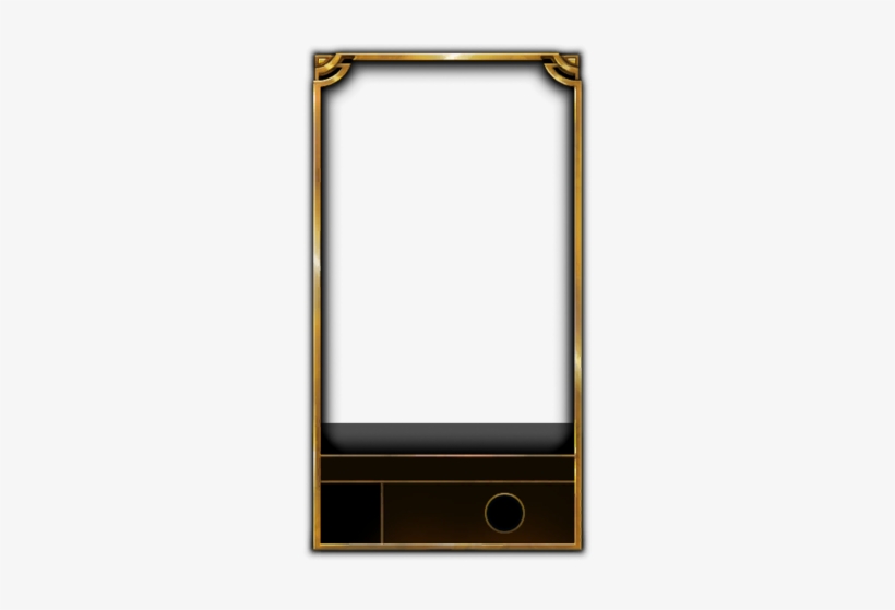 Gold Border League Of Legends Border Png PNG Image Transparent PNG