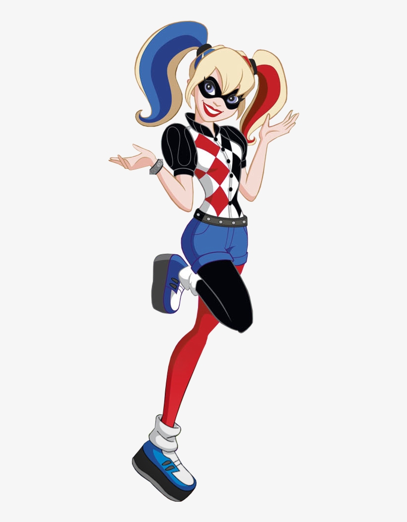 New Profile Art Harley As A Hero Wheee - Dc Superhero Girls Harley Quinn, transparent png download