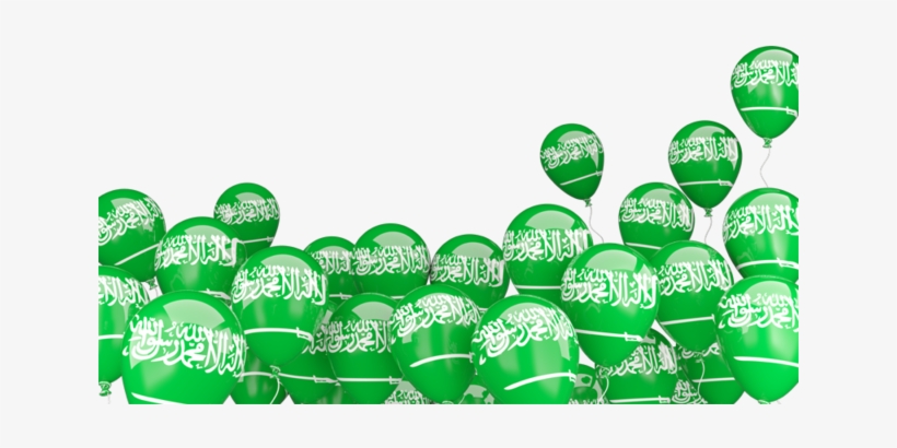 Saudi Flag Png For Kids - Saudi Balloon Png, transparent png download