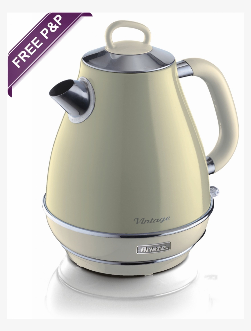 Ariete 2869 B Vintage Retro Cone Shaped Kettle Beige - Ariete Vintage, transparent png download