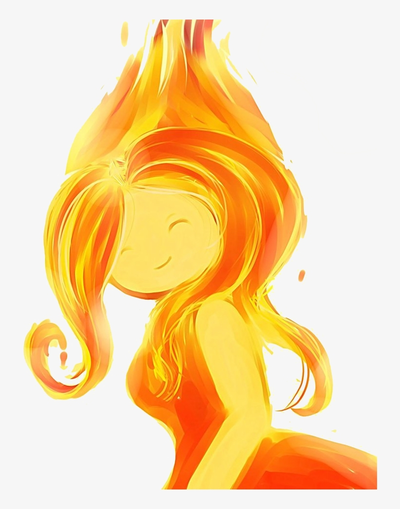 Flameprincesscutefloater - Adventure Time Cute Flame Princess, transparent png download